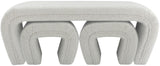 Odelia Contemporary Nesting Bench Set - Stylish Space-Saving Solution for Modern Living Spaces