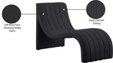 Orian Contemporary Chaise Lounge in Soft Faux Shearling with Deep Tufting for Ultimate Comfort