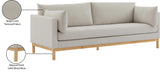 Langham Sofa - Modern Mid-Century Design with Plush Comfort and Durable Solid Wood Frame 90" W