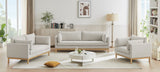 Langham Sofa - Modern Mid-Century Design with Plush Comfort and Durable Solid Wood Frame 90" W