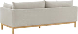 Langham Sofa - Modern Mid-Century Design with Plush Comfort and Durable Solid Wood Frame 90" W