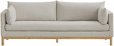 Langham Sofa - Modern Mid-Century Design with Plush Comfort and Durable Solid Wood Frame 90" W