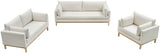 Langham Sofa - Modern Mid-Century Design with Plush Comfort and Durable Solid Wood Frame 90" W