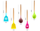 12pcs Colourful Silicone Kitchen Utensils Set