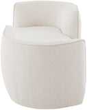 Hilton Boucle Fabric Chaise Lounge - Stylish Contemporary Seating for Cozy Living Spaces