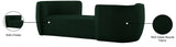 Hilton Boucle Fabric Chaise Lounge - Stylish Contemporary Seating for Cozy Living Spaces