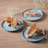 BREAD PLATE STONEWARE Ø 6.1x0.63" BREEZE