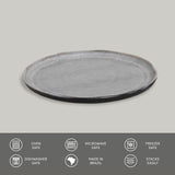 BREAD PLATE STONEWARE Ø 6.1x0.63" DUST