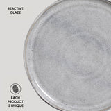 BREAD PLATE STONEWARE Ø 6.1x0.63" DUST