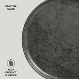 BREAD PLATE STONEWARE Ø 6.1x0.63" CHROMIUM
