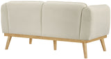 Nolita 62.5" Boucle Fabric Upholstered Loveseat
