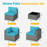 All Weather Outdoor 7-Piece Patio Furniture Set