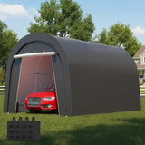 Domed Carport with 4 Weight Cloth Anchor Bags