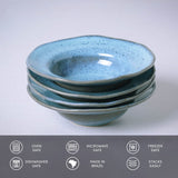 DEEP RIM PLATE STONEWARE Ø 7.48x2.17" BREEZE