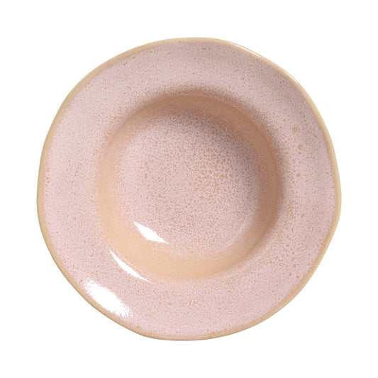 DEEP RIM PLATE STONEWARE Ø 7.48x2.17" LITCHI