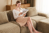 LAURENT 114" 3-Seater Sofa with 1 Ottoman