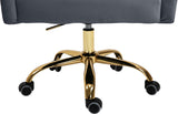 Arden Velvet Upholstered Office Chair
