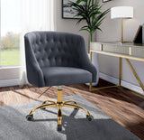 Arden Velvet Upholstered Office Chair