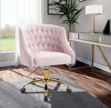 Arden Velvet Upholstered Office Chair