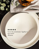 Stoneware Pasta Plate | Dadasi 9.4"