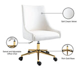 Karina Velvet Upholstered Office Chair