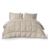 Puffed Overfilled Down Alternative Comforter, Tan