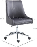 Karina Velvet Upholstered Office Chair