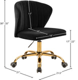 Finley Velvet Upholstered Office Chair