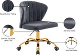 Finley Velvet Upholstered Office Chair