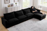 PERTH 157" 4-Seater Sofa with 1 Ottoman
