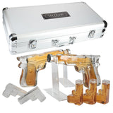 (UAE ONLY) Pistol Whiskey Gun Decanter & Shot Glasses Set