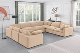 Comfy - 8 Piece Velvet Modular Sectional