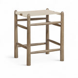 Santos - Backless Counter Stool With Stained Brown Base