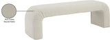 Niagara Contemporary Boucle Fabric Bench – Elegant Seating for Modern Spaces and Stylish Decor