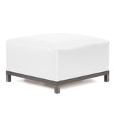 Axis Ottoman Atlantis White Titanium Frame