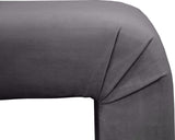 Minimalist Velvet Bench - Contemporary Stylish Seating for Mudroom, Bedroom, or Game Night Fun