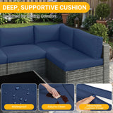 All Weather Outdoor 7-Piece Patio Furniture Set