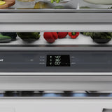 ZLINE 30" Panel Ready Built-In Bottom Freezer Refrigerator,Water Dispenser, Ice Maker,Graphite Gray, Matte Black GRBIVZ-30-MB