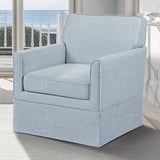 Slipcover Accent Armchair Single Sofa Chair, Light Blue