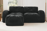 MYLO 80" Loveseat with 1 Ottoman