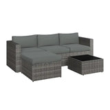 Wholesale 5-Piece Patio Furniture Set, All Weather Wicker Patio