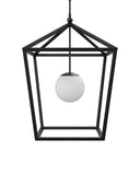 Denison Large Black Outdoor Lantern