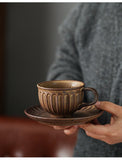 Gohobi Handmade Japanese Stoneware Cup & Saucer