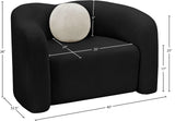 Kali Chair - Cozy Faux Shearling Teddy Fabric Armchair for Ultimate Comfort in Any Room