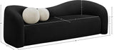 Kali Sofa - Cozy Faux Shearling Teddy Fabric Couch for Ultimate Comfort in Living Spaces and More