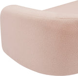 Kali Loveseat - Cozy Faux Shearling Teddy Fabric, Sturdy Eucalyptus Frame, Perfect for Any Room