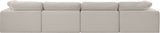 Comfy Modular Sofa - Stylish Linen Textured Design with Overstuffed Cushions for Ultimate Comfort