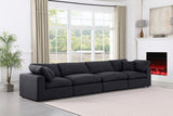 Comfy Modular Sofa - Stylish Linen Textured Design with Overstuffed Cushions for Ultimate Comfort