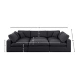 Comfy Modular Sectional Sofa - Stylish Adaptable Seating with Plush Down Feather Cushions & Support