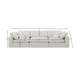Comfy Modular Sofa - Versatile Linen Textured Design with Overstuffed Cushions for Ultimate Comfort